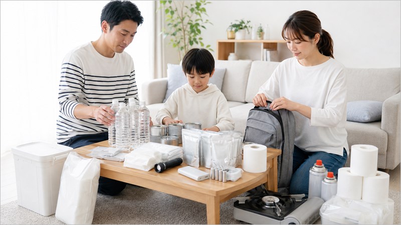 自宅避難必要なもの備蓄